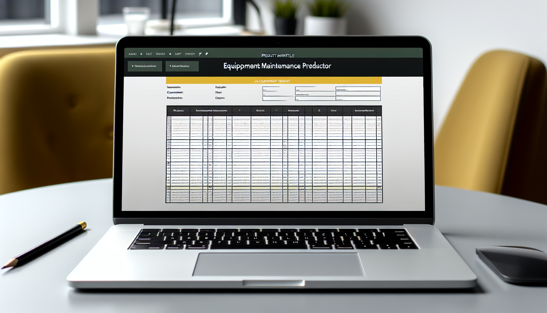 Equipment Maintenance Predictor